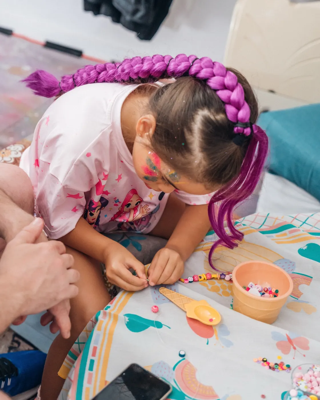 Young creatives exploring music and art