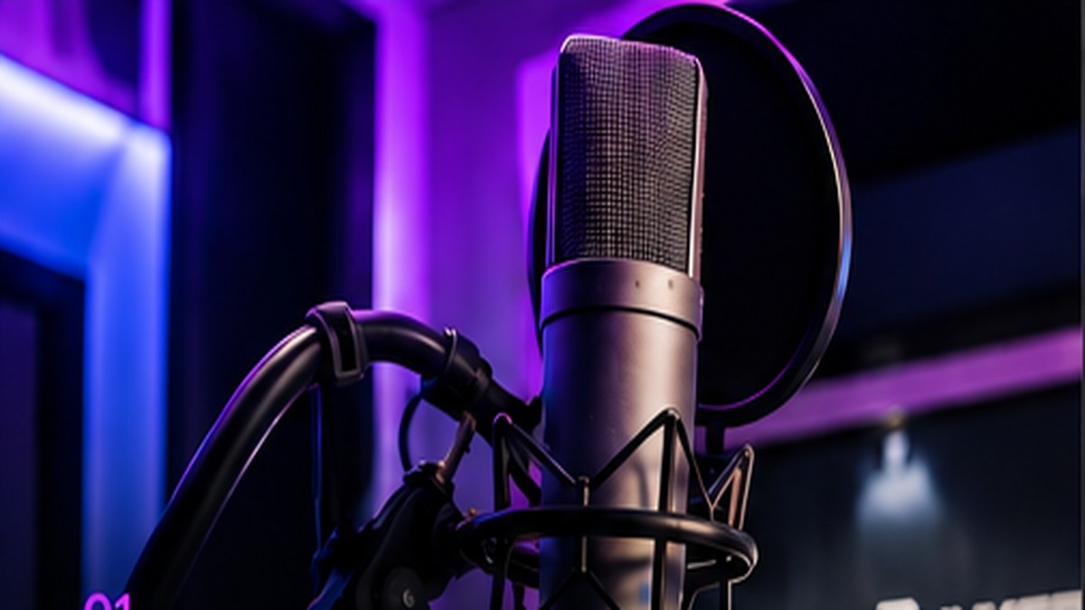 Neumann studio microphone at SoundBunker Algarve